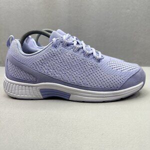 OrthoFeet 983 Coral Womens Size 9 (D) WIDE Shoes Lavendar Stretch Knit Orthotic